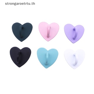 Strongaroetrtu จี้พวงกุญแจโลหะ รูปหัวใจ สําหรับห้อยโทรศัพท์มือถือ 4 ชิ้น