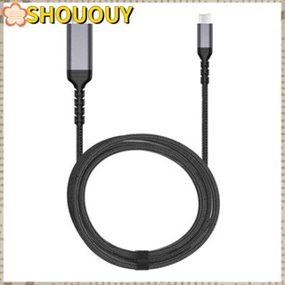 Shououy สายเคเบิลแปลงโปรเจคเตอร์ USB C เป็น HDMI HDTV 4K 60Hz