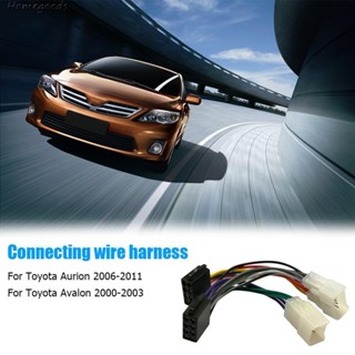 Iso อะแดปเตอร์เชื่อมต่อวิทยุรถยนต์ แบบเปลี่ยน สําหรับ Toyota Camry Corolla [homegoods.th]