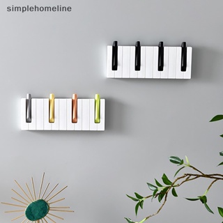 [simplehomeline] ตะขอแขวนเปียโน ติดผนัง สไตล์สร้างสรรค์ สําหรับตกแต่งบ้าน ห้องนั่งเล่น ห้องนอน