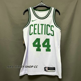 【คุณภาพสูง】ใหม่ ของแท้ NBA Boston Celtics สําหรับผู้ชาย #44 เสื้อกีฬาแขนสั้น ลายทีม Robert Williams III White Jersey 2022-23 Association Edition