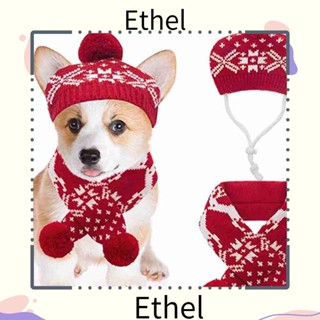 Ethel1 หมวกแฟชั่น ให้ความอบอุ่น สําหรับสัตว์เลี้ยง สุนัข