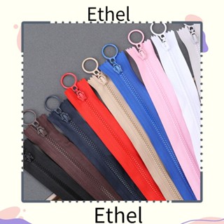 Ethel1 5 ชิ้น ไนลอน ซิป กางเกงขายาว คอยล์เสื้อผ้า เสื้อผ้า สีลูกกวาด เย็บผ้า