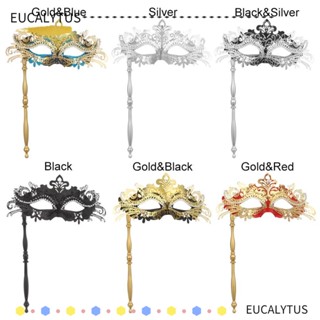 Eutus เครื่องแต่งกาย หน้ากากหางนกฟินิกซ์ ดอกไม้ สไตล์เวเนเชียน สําหรับปาร์ตี้