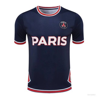 เสื้อกีฬาแขนสั้น ลายทีมชาติฟุตบอล PSG Paris Saint-Germain Jersey สไตล์คลาสสิก สําหรับผู้ชาย และผู้หญิง