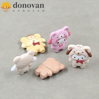 Donovan ฟิกเกอร์ PVC รูปการ์ตูน Melody Kitty Bear Melody Pachacco อุปกรณ์เสริม สําหรับรองเท้า 5 ชิ้น