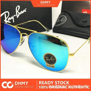 Ray ban rayban แว่นตากันแดดแฟชั่น เลนส์โพลาไรซ์ FJ32 oMsn