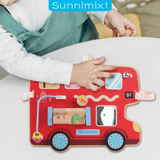 [Sunnimix1] บอร์ดไม้ Montessori ของขวัญวันหยุด สําหรับเด็กผู้ชาย