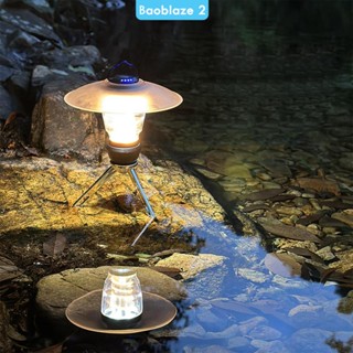 [baoblaze2] โคมไฟ LED พร้อมขาตั้งกล้อง หรี่แสงได้ สําหรับตั้งแคมป์ เต็นท์