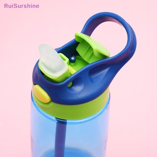 Ruisurshine ใหม่ แก้วน้ําป้อนอาหารเด็ก พร้อมหลอด กันรั่วซึม แบบพกพา 480 มล.