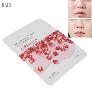 BM3 25g Red Pomegranate Facial Mask Mild Moisturizing Hydrating Breathable