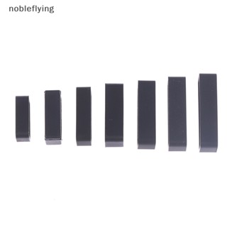 Nf ห่วงยางซิลิโคน สีดํา 7 ขนาด 14-26 มม. สําหรับสายนาฬิกาข้อมือ nobleflying