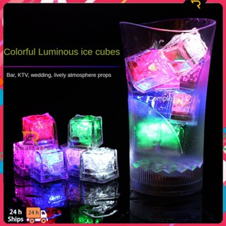 Ready stock Glowing Ice Garden Lighting Ice Brick Light Garden ตกแต่งบรรยากาศ จัตุรัส Encounter Water Light Emitting Night Light โดดเด่น_th