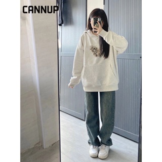 Cannup สเวตเตอร์ เสื้อกันหนาว ผู้หญิง สะดวกสบาย และทันสมัย A28J0XF