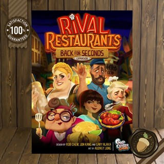 Rival Restaurants: Back for Seconds Expansion บอร์ดเกมแท้ คู่มือภาษาอังกฤษ