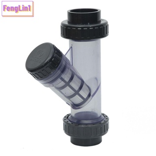 Fengling ตัวกรองท่อ UPVC DN15(Φ20 มม.) Y-Strainer อุณหภูมิท่อรูปตัว Y ระบบน้ําชลประทานสหภาพยุโรป