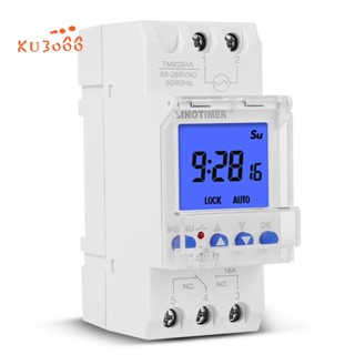 Sinotimer TM928AK สวิตช์จับเวลาแบตเตอรี่ หน้าจออัจฉริยะ แบบเปลี่ยน 85-265V 16A