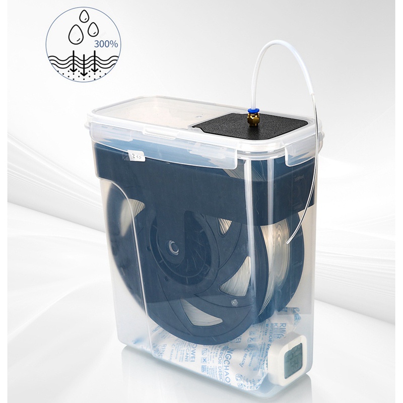 1 ชิ้น 3D การพิมพ์ Filament กล่อง 4L ถังปิดผนึก Moisture-Proof 3D เครื่องพิมพ์ PLA ถาดเตาอบอบแห้งที่สิ้นเปลือง