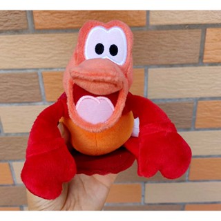 Disney Parks Sebastian ใหม่ กระเป๋าสะพายไหล่ ผ้ากํามะหยี่ขนนิ่ม แม่เหล็ก ลาย Disney Little Mermaid