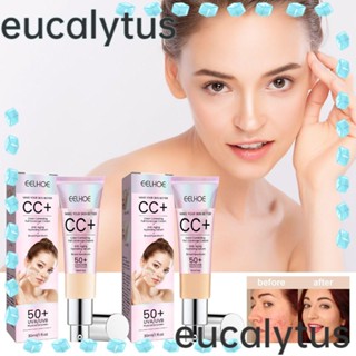 Eucalytus1 CC ครีมรองพื้น ไวท์เทนนิ่ง SPF50 เนื้อบางเบา ขนาดกลาง