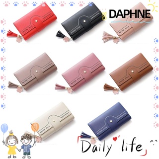 Daphne ผู้หญิง ผู้หญิง เลดี้ กระเป๋าเหรียญ พู่ กระเป๋าเงิน กระเป๋าจดหมาย หัวเข็มขัด กระเป๋าถือ