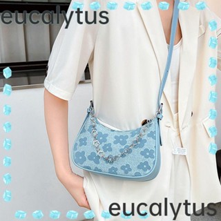Eucalytus1 กระเป๋าสะพายไหล่ กระเป๋าถือแฟชั่น มีซิป ขนาดเล็ก สําหรับสตรี