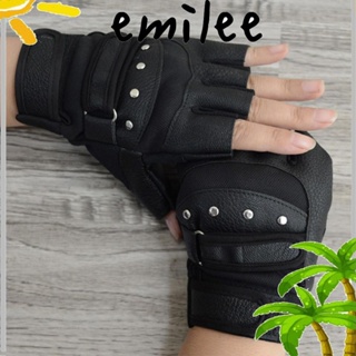 EMILEE ถุงมือหนัง อุปกรณ์เสริมรถจักรยานยนต์