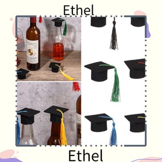 Ethel1 หมวกแต่งพู่ ขนาดมินิ DIY สําหรับตุ๊กตาหมอ 6 ชิ้น