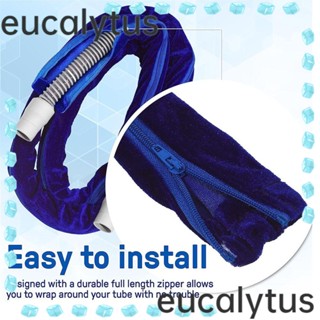 Eucalytus1 ผ้าคลุมท่อ CPAP ฉนวนกันความร้อน แบบนิ่ม มีซิป 6 ฟุต สําหรับ CPAP ResMed