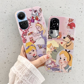 เคสโทรศัพท์ซิลิโคน TPU แบบนิ่ม ลายการ์ตูนเจ้าหญิง Kayoing กันกระแทก สําหรับ OPPO Reno10 Pro+ Reno 10 Pro Plus 8T A98 A78 NFC A58 4G 5G