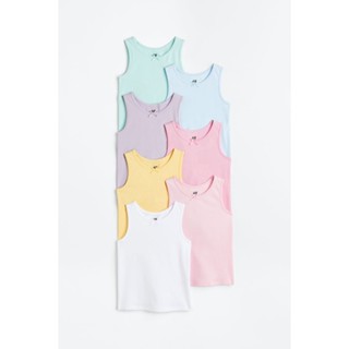 H&amp;M  Girl 7-pack cotton vest tops 1022771_1