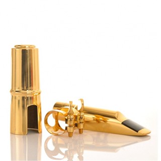 New Arrival~Mouthpiece 1pc Mouthpiece Brass Gold Ligature And Cap Lightweight Metal