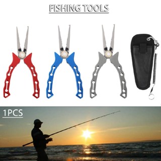 New Open Loop Scissor Aluminum Alloy Multifunctional Fishing Pliers With Puoch