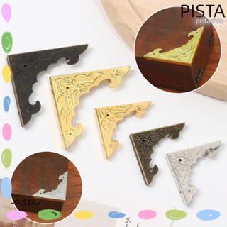 Pista 10 ชิ้น ตกแต่งมุม คุณภาพสูง เฟอร์นิเจอร์ ฟิตติ้ง ฮาร์ดแวร์ โลหะ กล่องไม้ ชิ้นส่วน