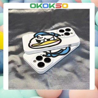 [OKOKSO] ใหม่ เคสโทรศัพท์มือถือ ฟิล์มนิ่ม กันกระแทก ลายการ์ตูนโดนัลด์ดั๊กโกรธ R17 สําหรับ OPPO Reno9 Reno8 Reno7pro reno6 7z 5 A9 2020 4Z 5G F11 A31 A15 A3S A77