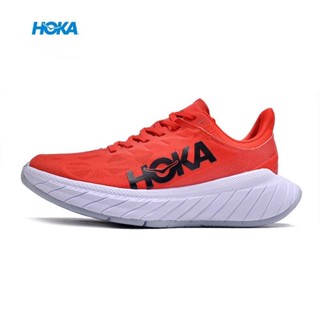 Hoka ONE ONE CARBON X2 รองเท้าผ้าใบลําลอง ระบายอากาศ เหมาะกับการวิ่ง เล่นกีฬา แฟชั่นสําหรับผู้ชาย ผู้หญิง hqaexl22 13