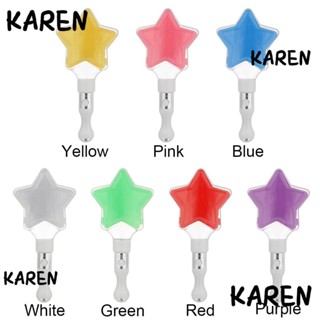 Karen แท่งไฟเรืองแสง รูปดาว สีสันสดใส ของเล่นสําหรับเด็ก