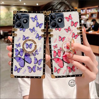 เคสโทรศัพท์กันกระแทก Realme C53 C55 ผีเสื้อบินแหวนยึด กันกระแทก เคสป้องกัน