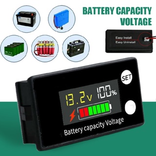 New Battery Capacity Voltmeter Voltage LCD Display Meter DC 8-100V Accessories