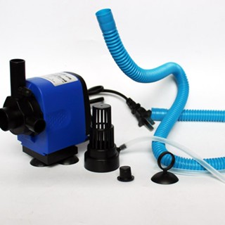 Silent Aquarium 3 In 1 Oxygen Pump Submersible Aquatic Cycle Aeration Filter