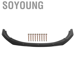 Soyoung Glossy Black Front Lip Spoiler Splitter For  6 2009-2013