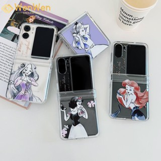 Wenwen เคสโทรศัพท์มือถือ แบบฝาพับ สามชิ้น แฟชั่นเจ้าหญิง สําหรับ OPPO Find N2