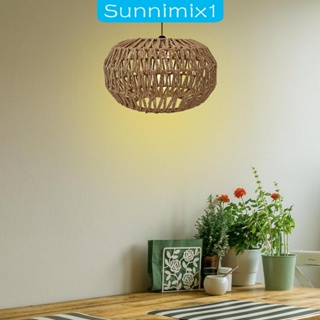 [Sunnimix1] โคมไฟหวายสาน สไตล์คลาสสิก สําหรับตกแต่งห้องครัว ห้องรับประทานอาหาร ร้านอาหาร กลางแจ้ง