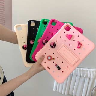 เคสแท็บเล็ต ลายน่ารัก สีชมพู สําหรับ Apple IPad 9 7 นิ้ว Pro 11 12 9 Pulgadas 8th 9th Air 2 4 5 Mini 6