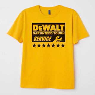 รายละเอียดสินค้า DEWALT อุปกรณ์ เครื่องมือช่าง USA เสื้อยืด คุณภาพดี COTTON 100% M - XXXL