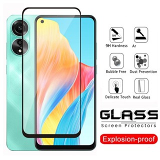 Screen Protector For Oppo A58 4G A58 A78 NFC A77 5G A77S A98 OppoA58 OppoA78 4G 5G 2023 9H HD Clear Full Cover Tempered Glass Protective Film Front Screen Protector