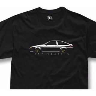 เสื้อยืด พิมพ์ลาย Trueno Classic Drift Corolla Hachiroku 4Age สําหรับ Toyota Ae86