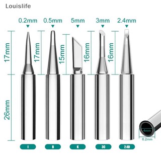 Llph ชุดหัวแร้งบัดกรี ทองแดงบริสุทธิ์ I+B+K+2.4D+3C 900M 5 ชิ้น