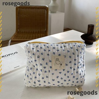 Rosegoods1 กระเป๋าเครื่องสําอาง แบบพกพา สไตล์เกาหลี