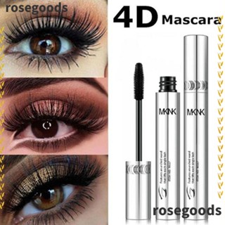 Rosegoods1 เครื่องสําอาง ที่ดัดขนตาไฟเบอร์ เพิ่มความยาว กันน้ํา สีดํา